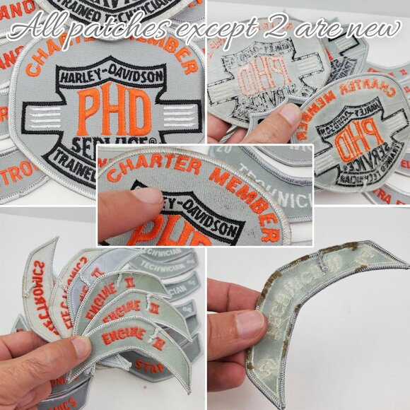 Harley Davidson Vintage Patches PHD Service Technician Training Portfolio - Picture 5 of 10